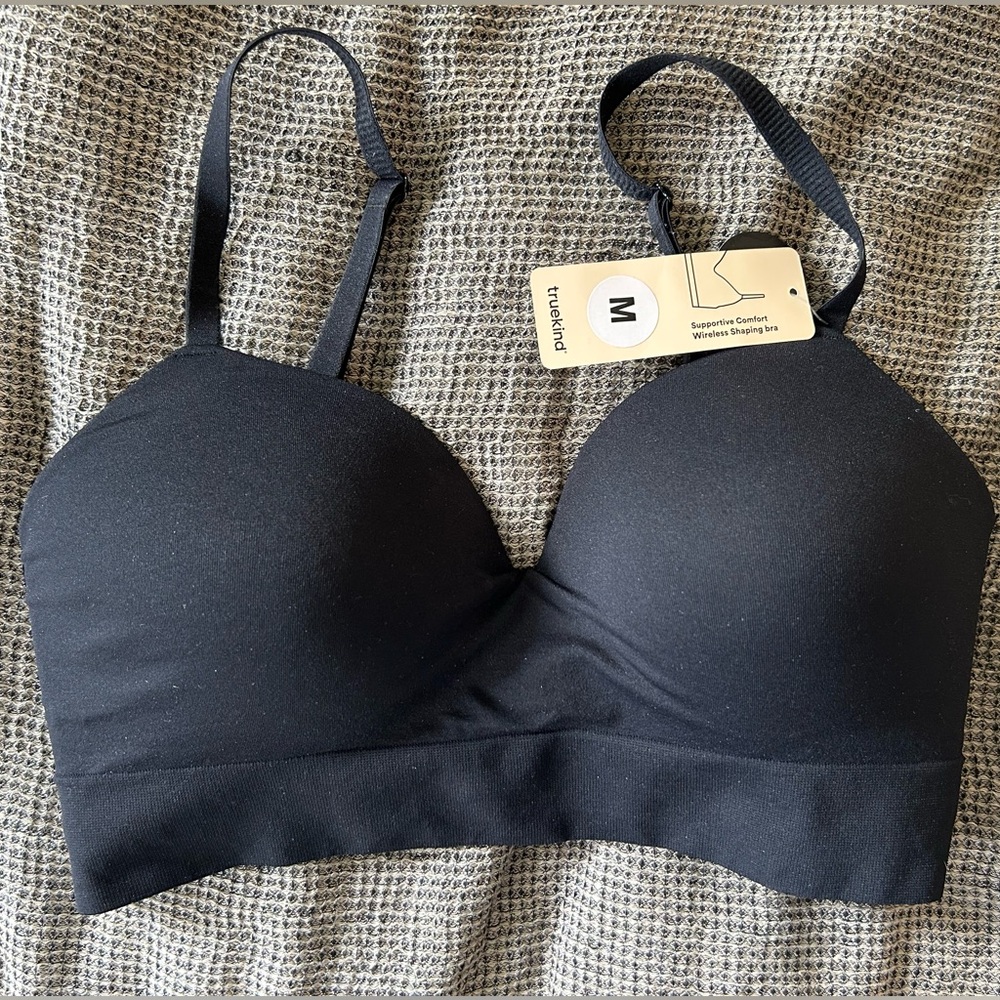 Truekind Supportive Comfort Wireless Shaping Bra M NWT